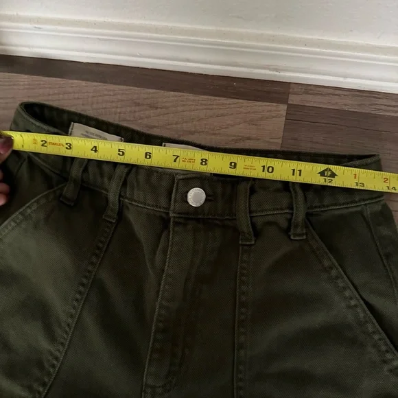 Universal Thread Olive Green Women Jeans - Picture 10 of 15